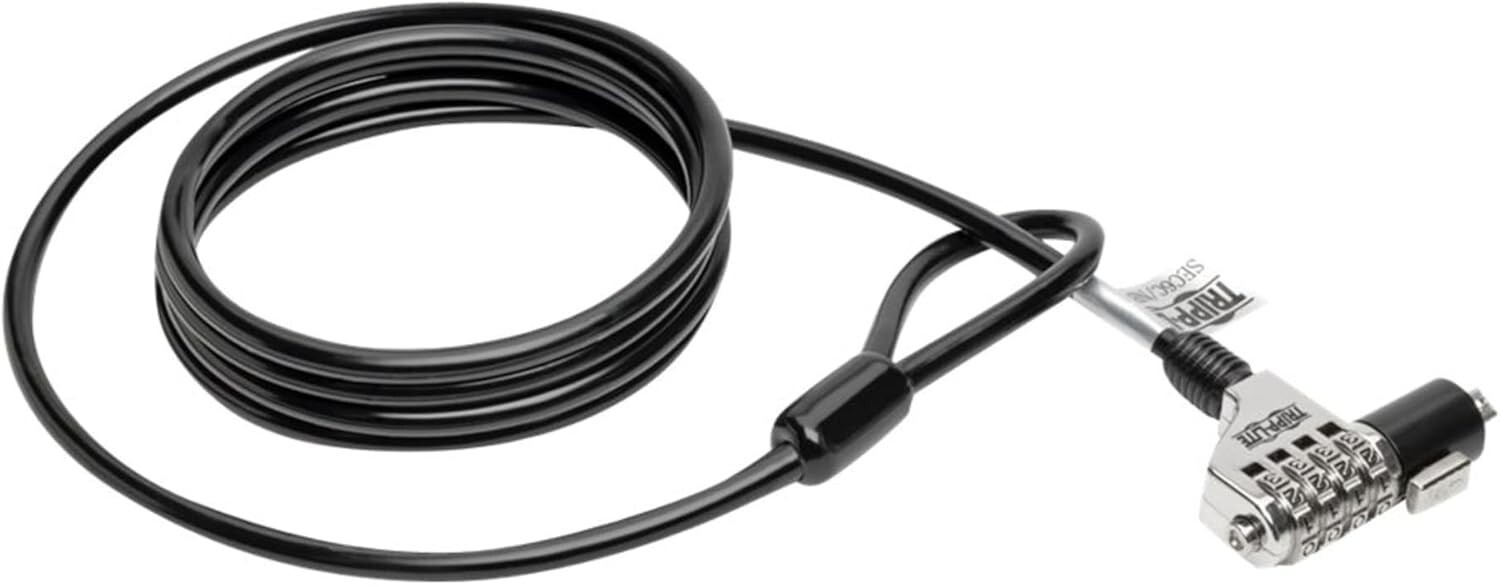 Tripp Lite Laptop Security Lock Combination Theft Deterrent Cable 6 feet (SEC6C)