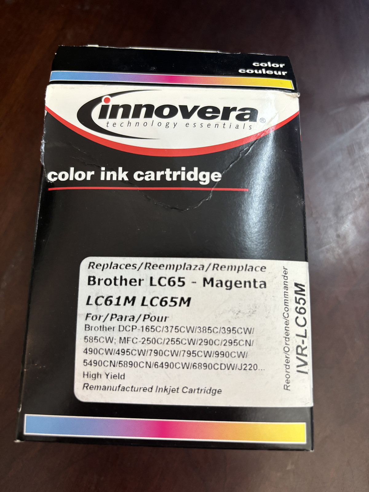 Innovera Color Ink Cartridge LC65 Magenta LC61M LC65M IVR-LC65M