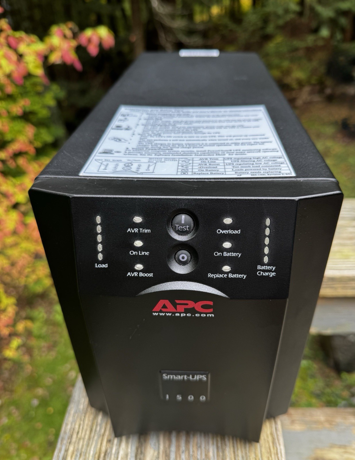 APC SUA1500 Smart-UPS Uninterruptible Power Supply 1500VA 980W 120V No Batteries