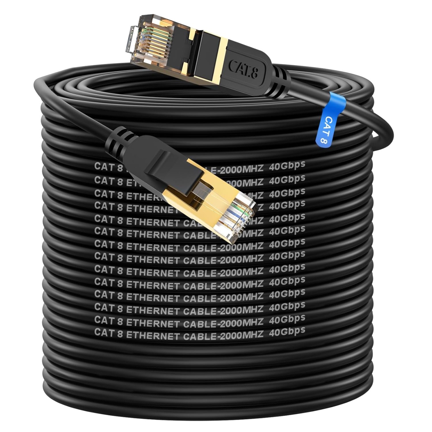 Cat8 Ethernet Cable 300FT Outdoor Indoor Internet Cord