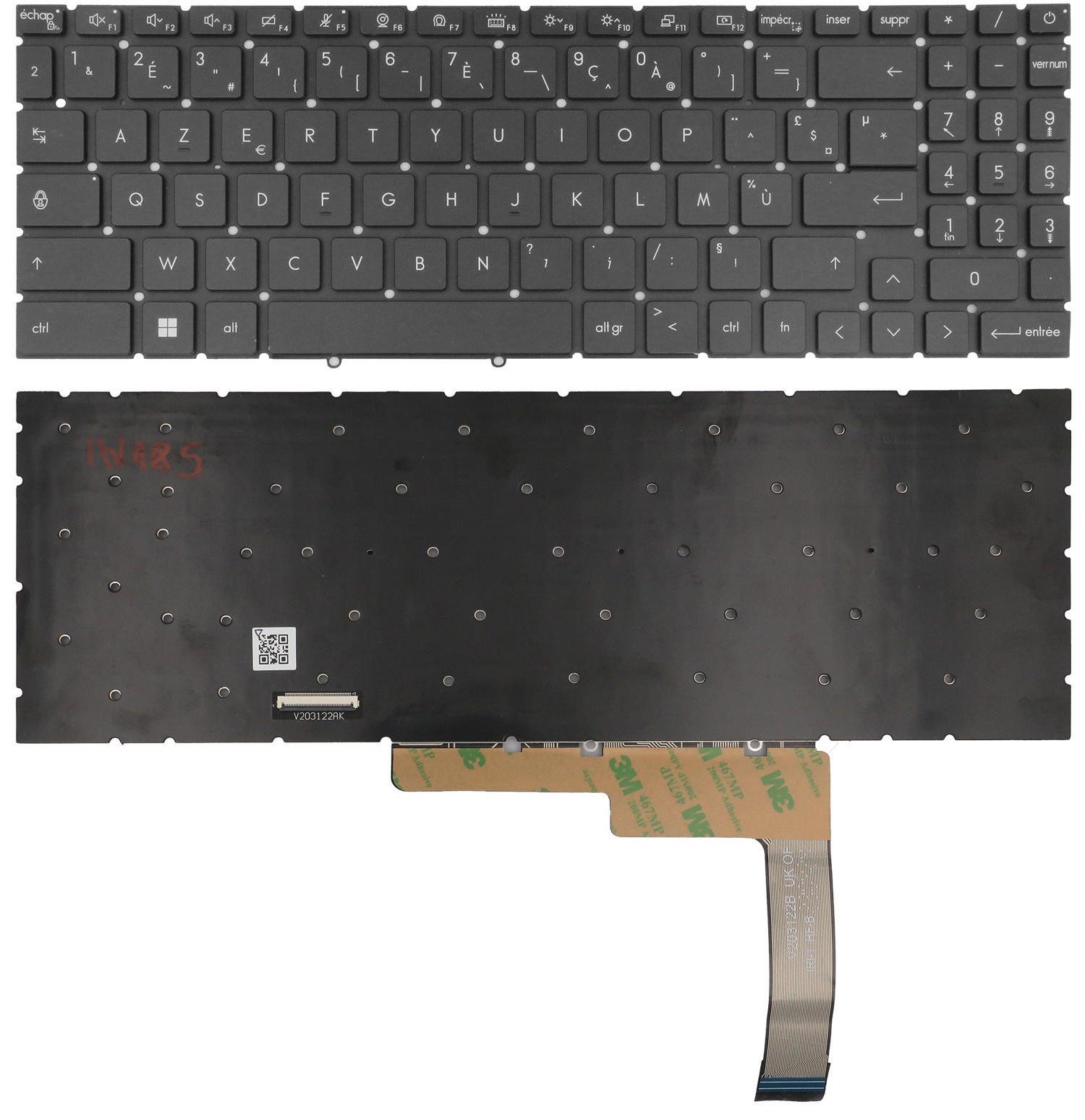 Original FRENCH Keyboard MSI Creator Z16P B12UG B12UHT Z17 A12UET Per-Key RGB