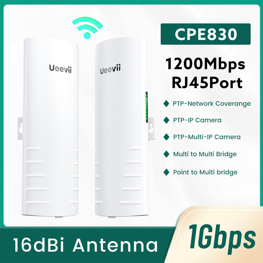 2X Gigabit Wifi  Bridge 1200Mbps Point to Point Gigabit Wireless Network Bridge