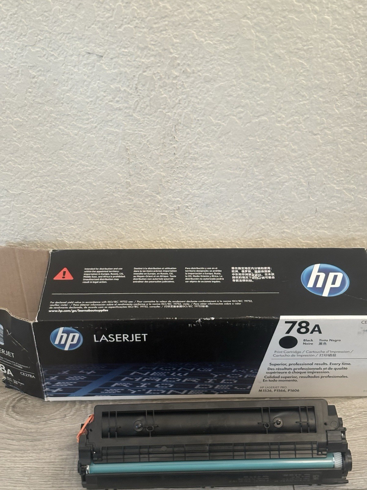Genuine HP 78A CE278A Black Toner Cartridge LaserJet P1606 P1566 Open Box