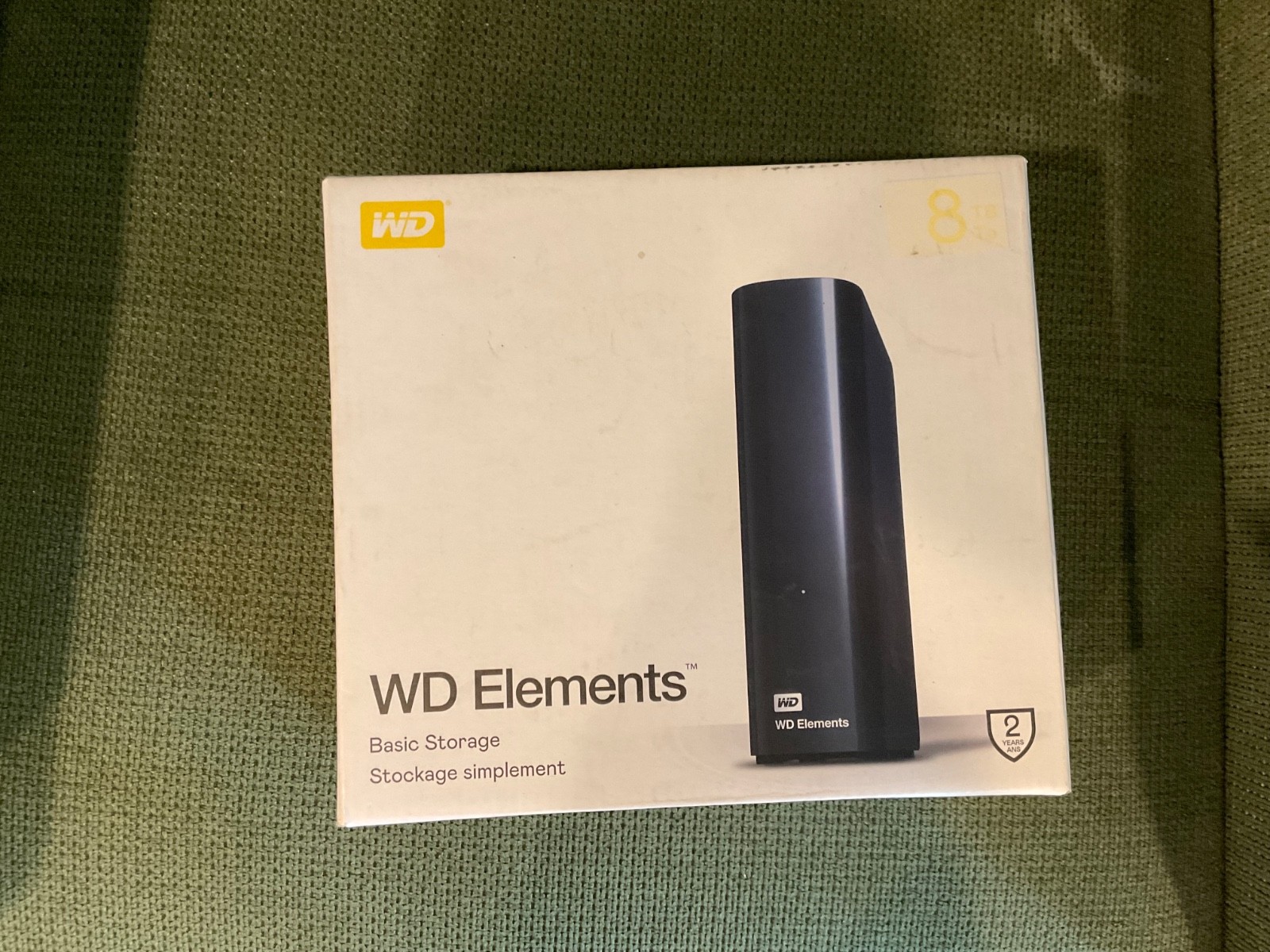 WD Elements WDBWLG0080HBK 8TB USB 3.0 Desktop External Hard Drive - Black