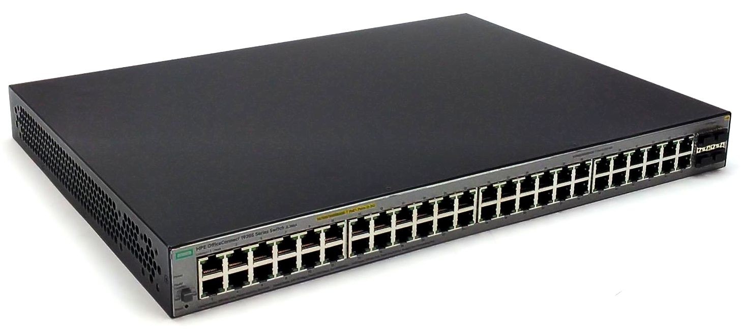 HPE Aruba OfficeConnect 1920S Ethernet Switch 48G 4SFP PPoE+ 370W JL386-60001