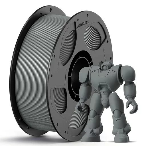 ANYCUBIC PLA Plus Filament 1.75mm 1kg Textured Gray High Strength Toughness FDM