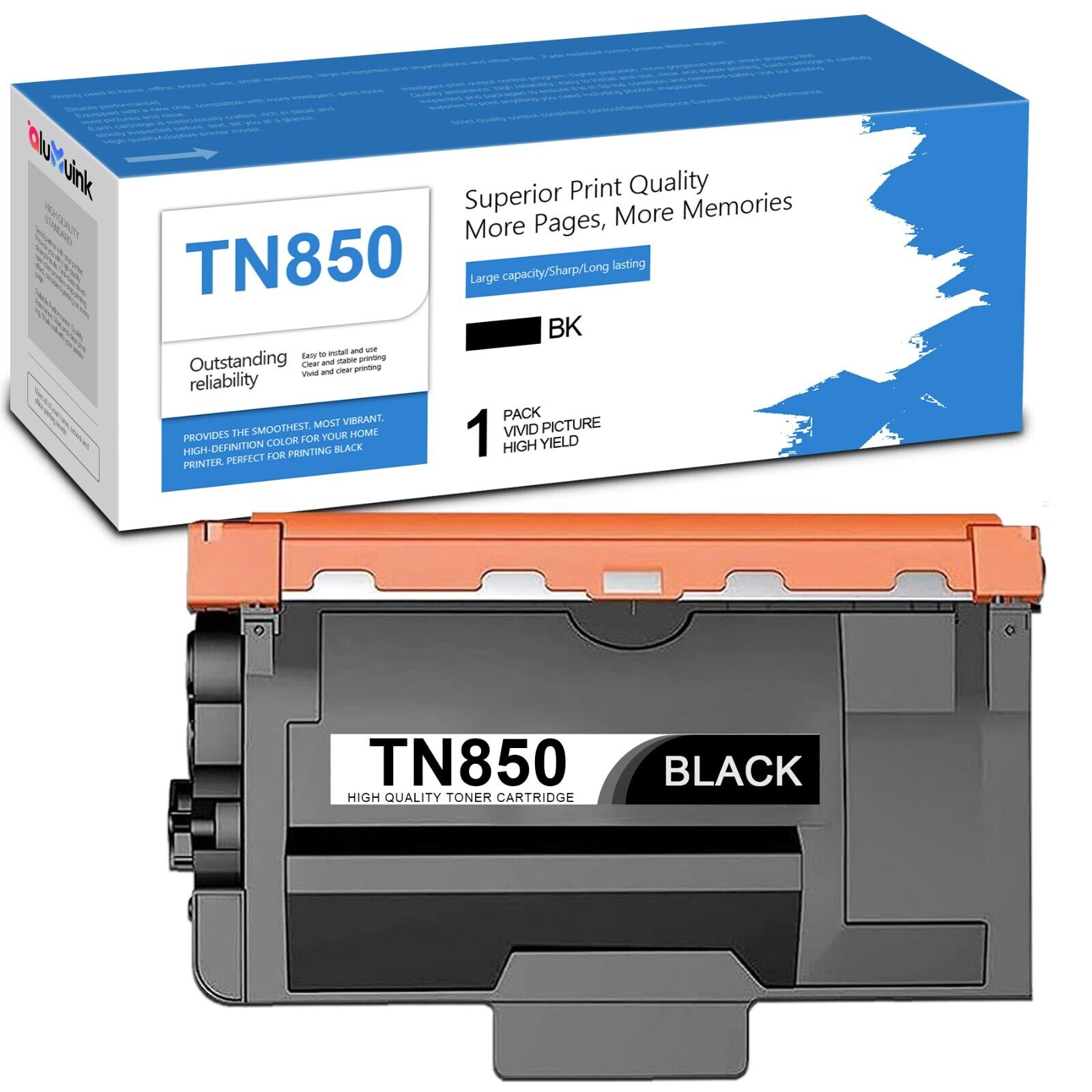 TN-850 TN 850 TN850 Toner Cartridge Replacement for Brother TN850 Black