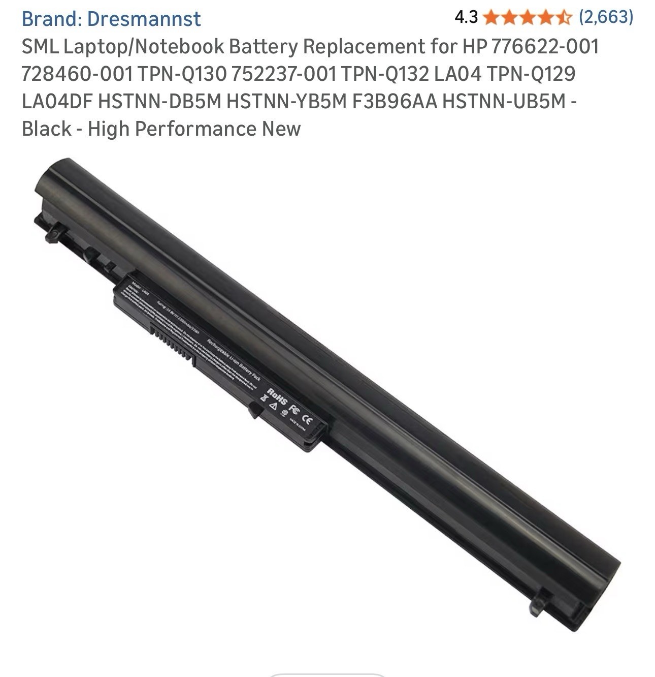 Laptop Battery