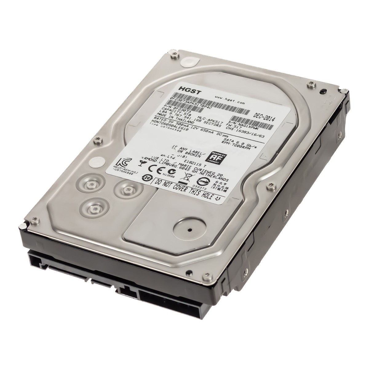 HGST DeskStar NAS HDN726050ALE610 5TB 7.2K 128MB SATA III 3.5'' HARD DRIVE 