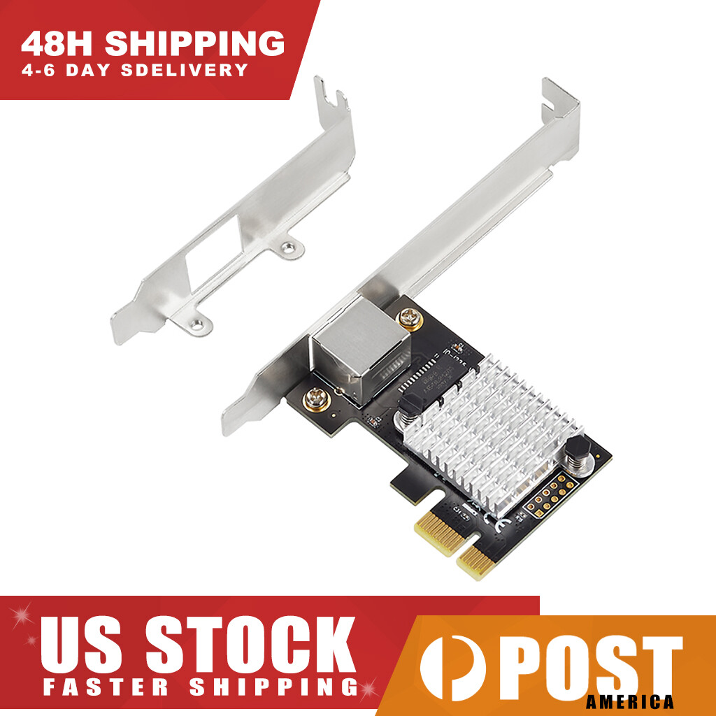 Gigabit Express Chips Network Lan 2.5g PCIe Etherent PCI adapter RJ45 Intel Card