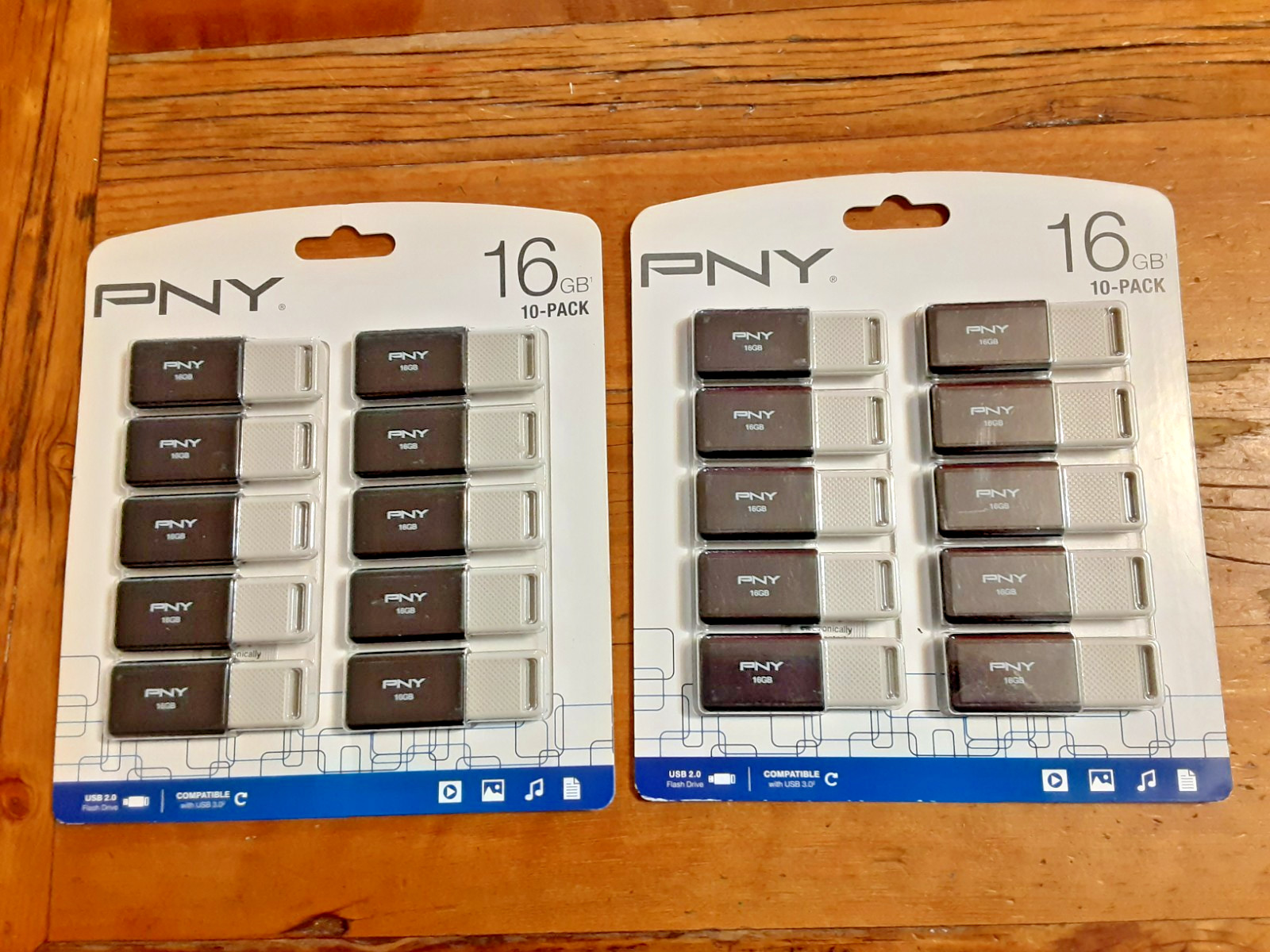 PNY 16GB 10-Pack (x2) USB 2.0 Flash Drives (BRAND NEW)