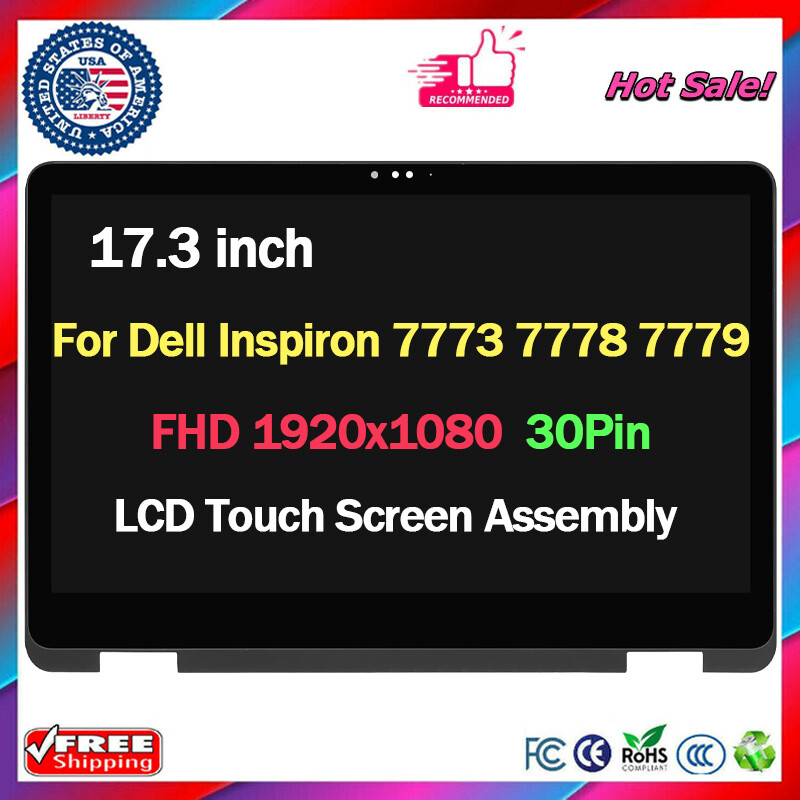 Y3GHM 0Y3GHM For Dell Inspiron 17 7773 7778 7779 LCD Touch Screen Replacement
