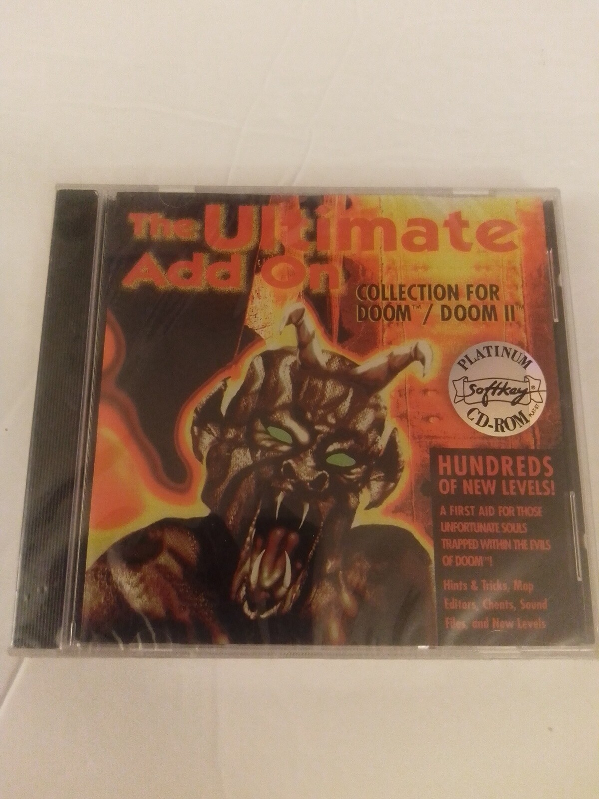 The Ultimate Add On Collection for Doom/Doom II CD-ROM For DOS 5.0 & Up VINTAGE