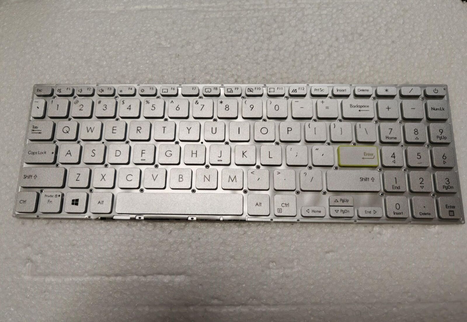 US SILVER Keyboard for Asus Vivobook S533 S533E S533EA S533F S533FA E510M
