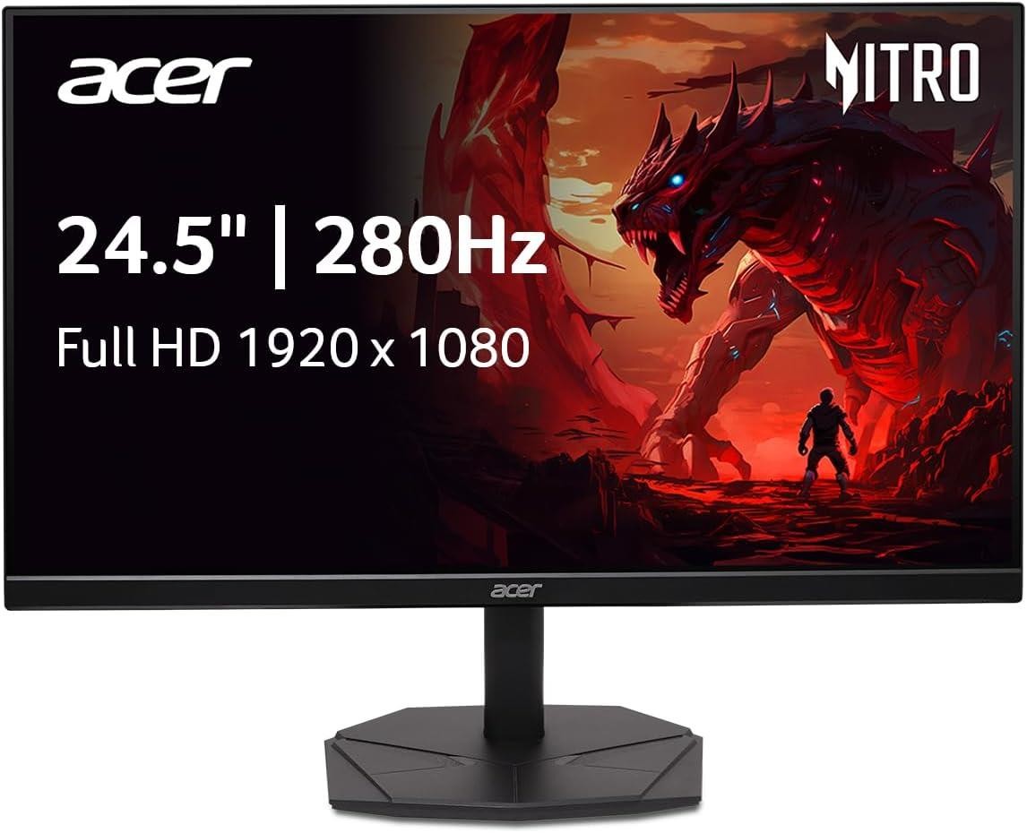 Acer Nitro KG251Q Z1biip Monitor 24.5" 16:9 250Nit 1ms Anti-Glare Refurbished