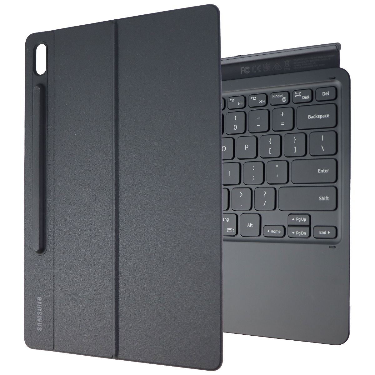 Samsung Book Cover Keyboard Tablet for Samsung Galaxy Tab (S7+) - Black