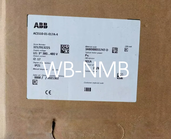 ACS510-01-017A-4  ABB  inverter  New FedEx or DHL