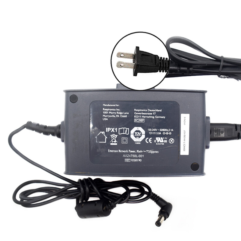 Philips Respironics 12V 5A AC Adapter MW115RA1200N05 Supply Charger REF: 1058190