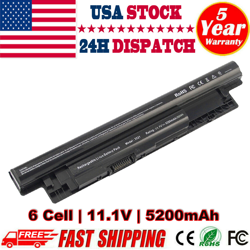 6 Cell Battery for Dell Inspiron M531R (5535), M731R (5735) Notebooks Fast Ship