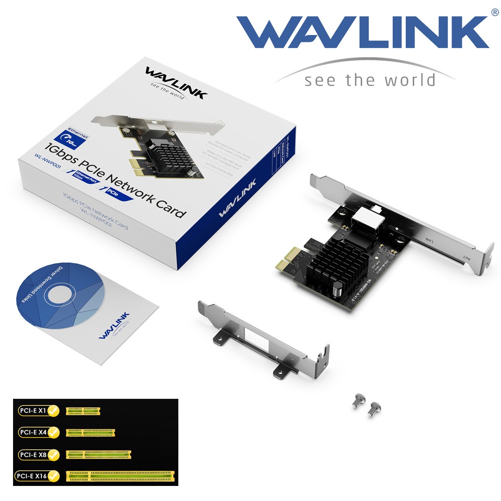 Base-T PCIe Network Card 2.5G Network Card PCI Express Ethernet Adapter RTL8125B
