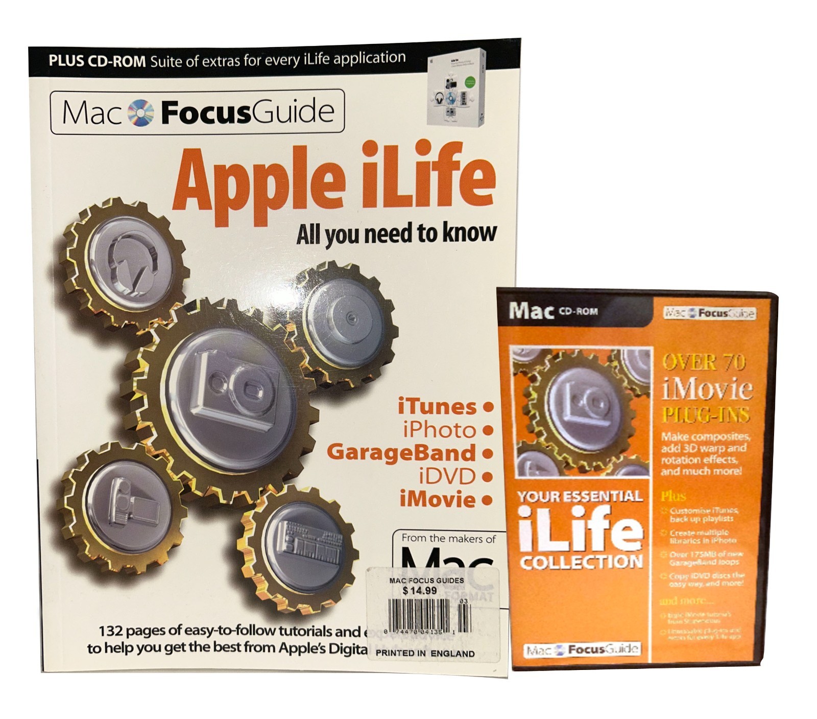 Your essentail Ilife Collection Book +Mac CD Rom Movie Plug ins Used