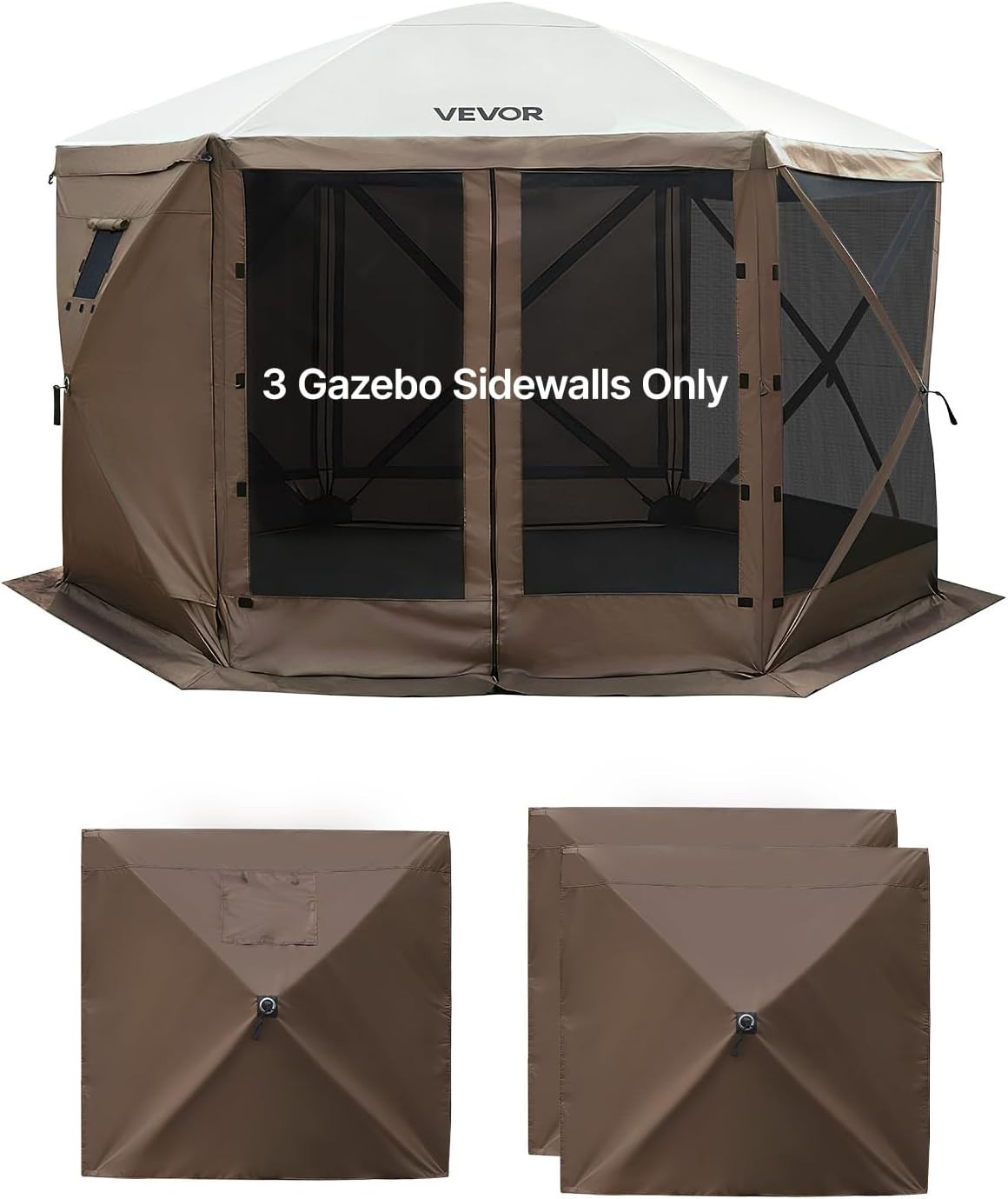 Canopy Sidewalls, 5.67 x 4.85 ft, Canopy Tent Walls with Waterproof and Sunlight