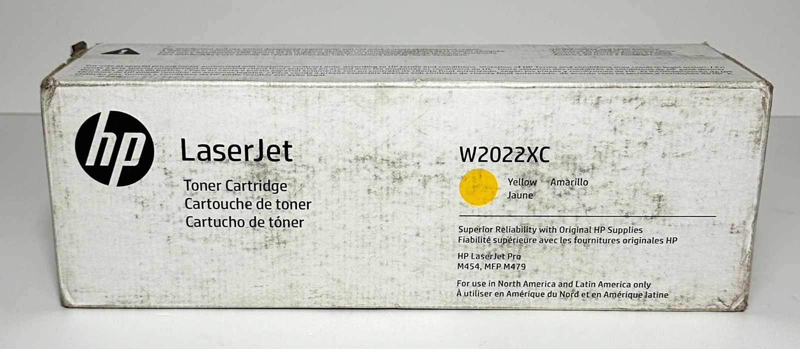 Genuine HP 414X W2022XC Yellow High Yield Toner Cartridge New Sealed OEM
