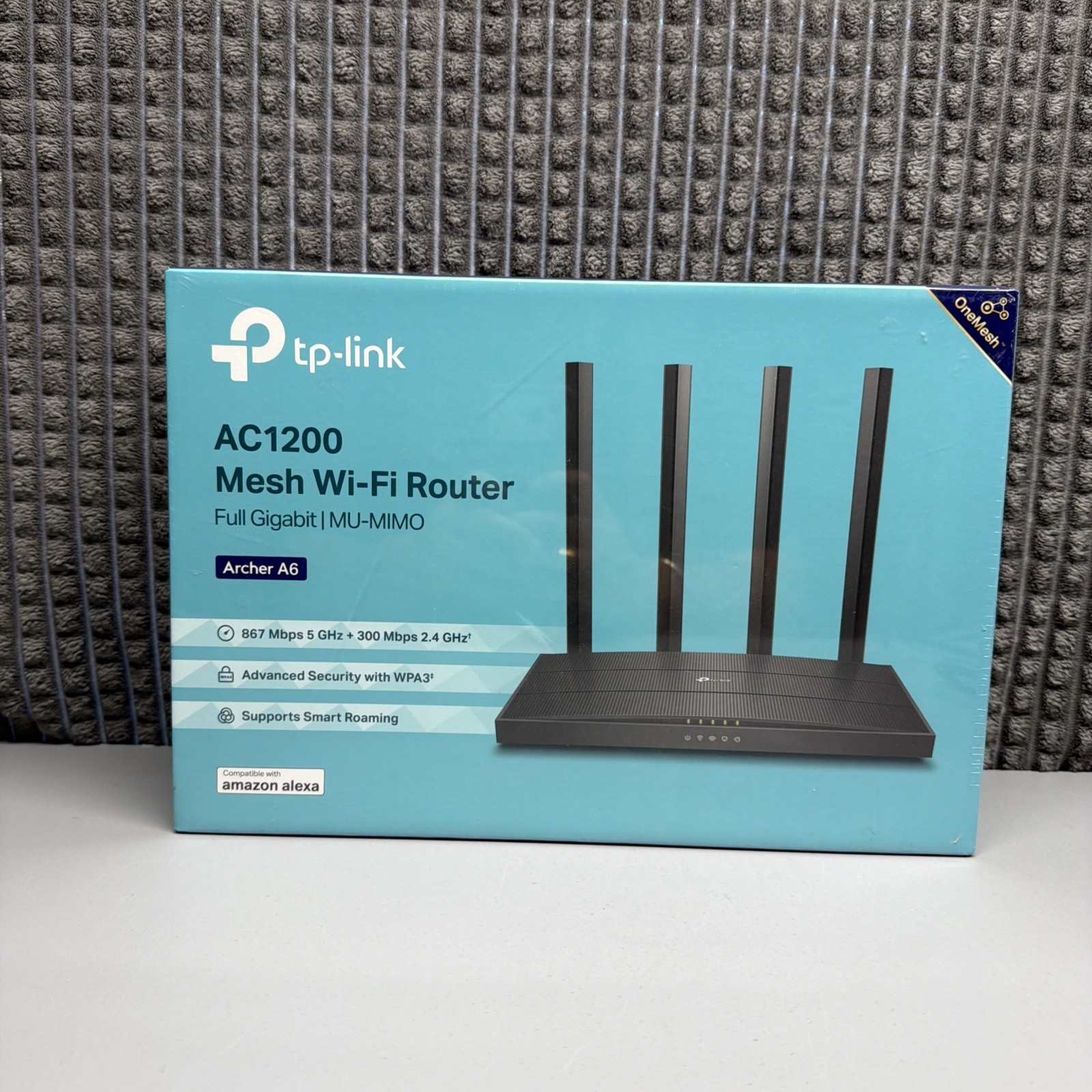TP-Link AC1200 Full Gigabit WiFi Router (Archer A6) - Dual Band MU-MIMO