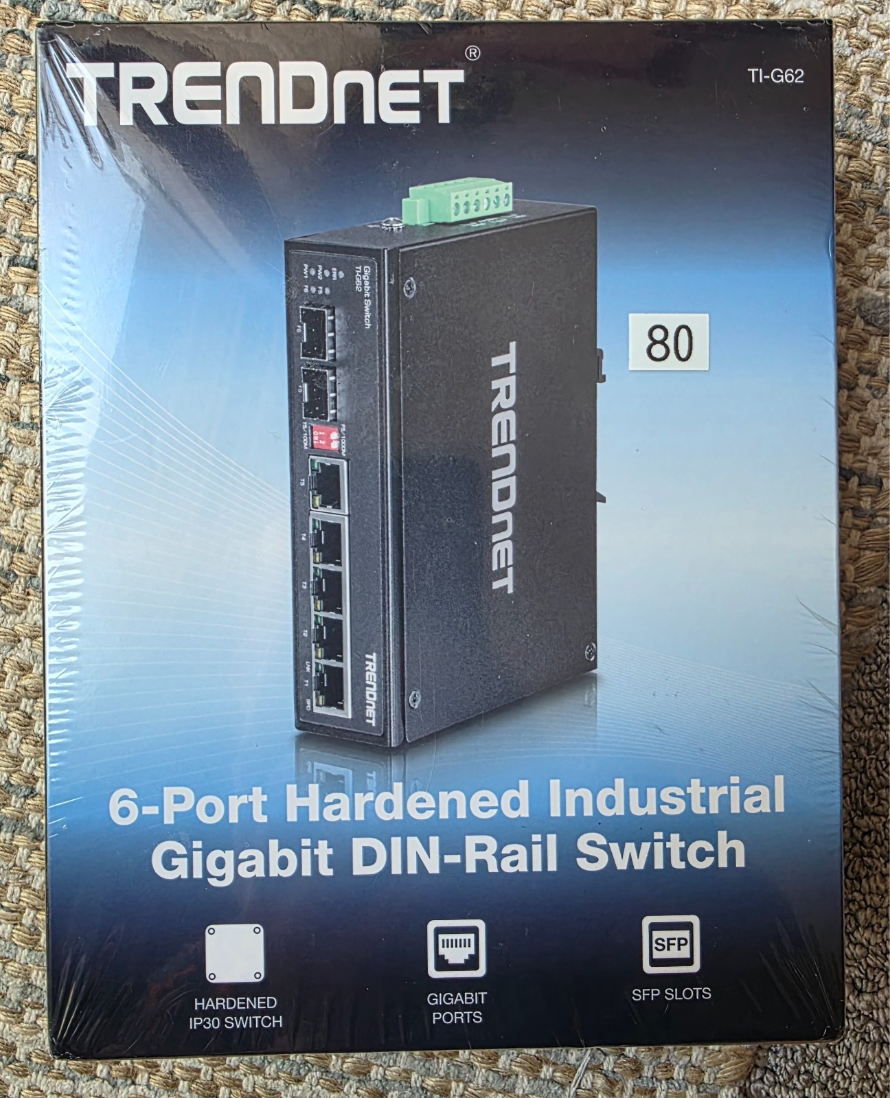 TRENDnet TI-G62 6-Port Hardened Gigabit Network Switch **SEALED NEW**
