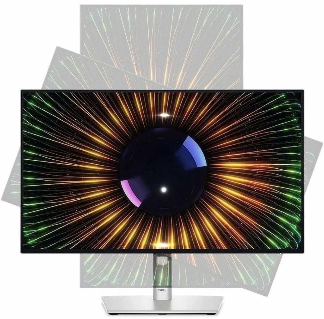 Dell UltraSharp U2424H 24" Class Full HD LED Monitor - 16:9 - Silver