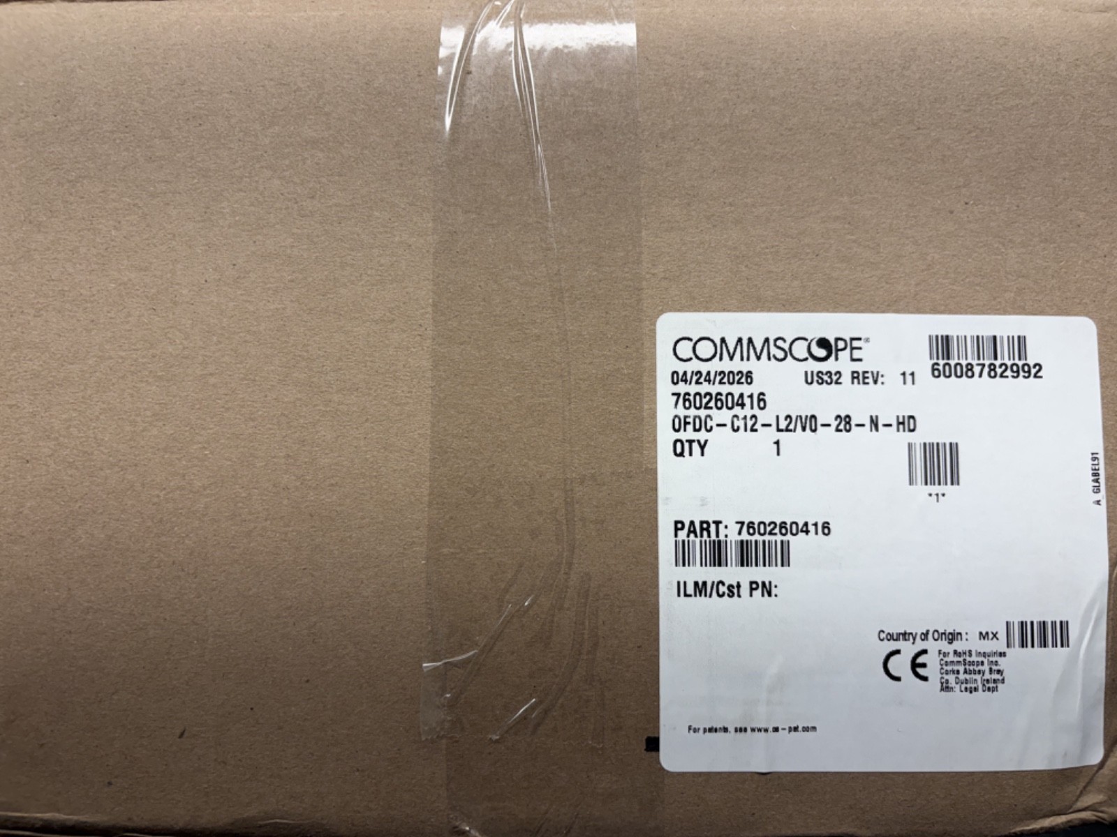 Commscope OFDC C12 288F 2x8 SPLT
