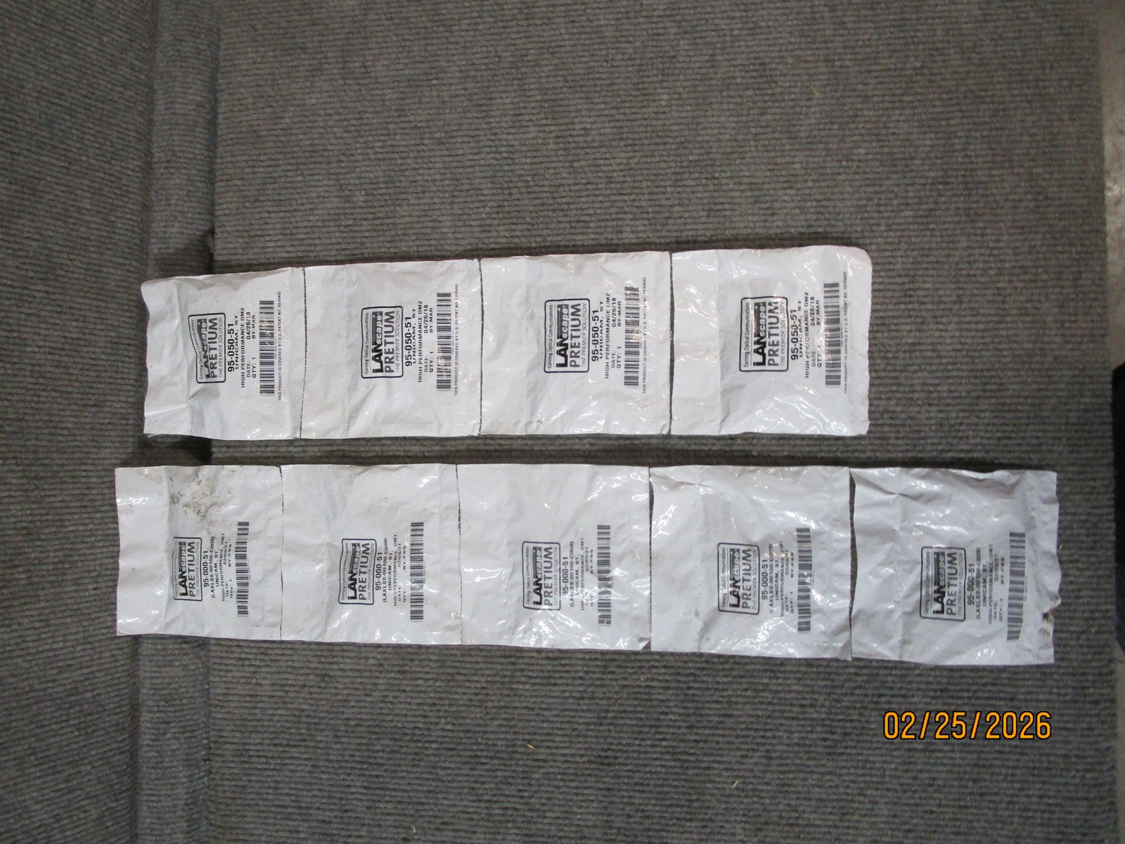 9 LanScape Pretium 95-050-51 Unicam St Fiber Connectors New