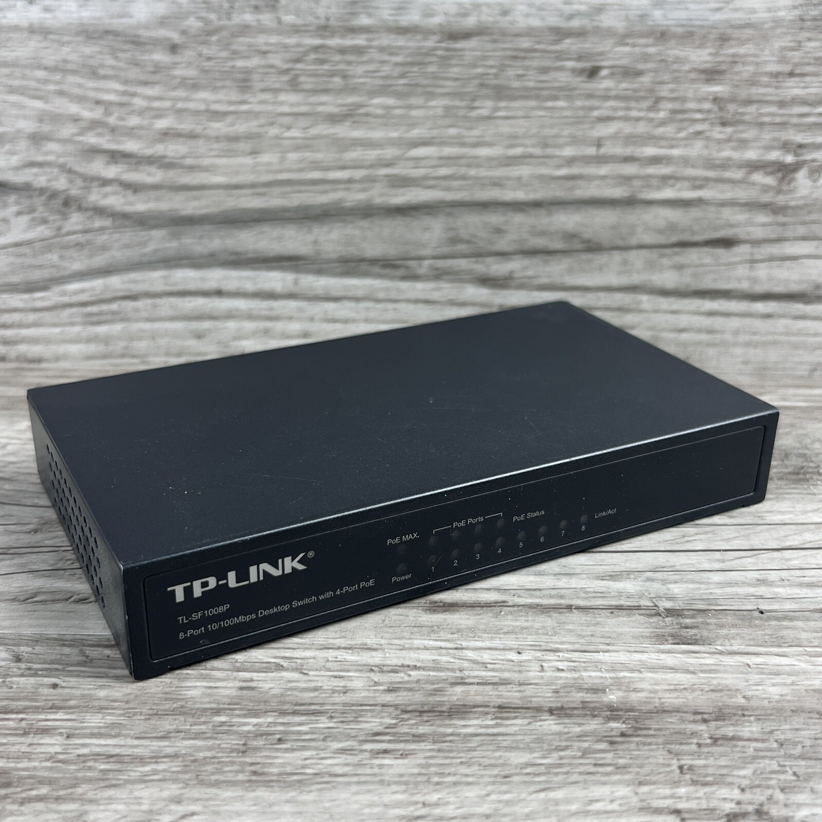 TP-Link TL-SF1008P 8-Port 10/100Mbps Desktop Switch w/ 4-Port PoE  Unit Only