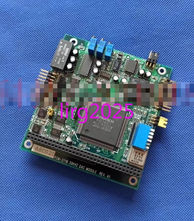 1pc used Advantech PC104 board PCM-3718 30KHZ DAC MODULE REV.A1