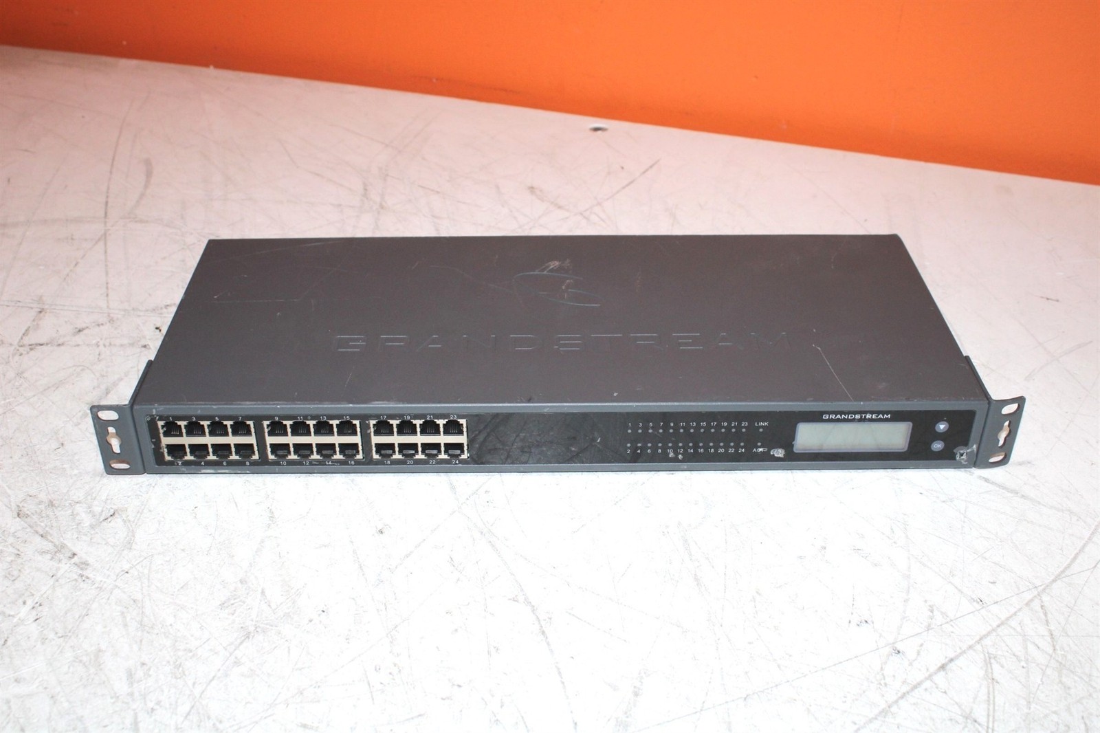 Grandstream GXW4224 24-Port High-Density Gigabit Gateway Factory Reset NO PSU