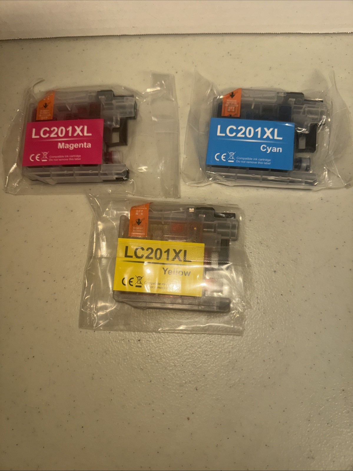 LC201CL LC201 XL Ink Cartridges(Cyan/Magenta/Yellow, 3-Pack)