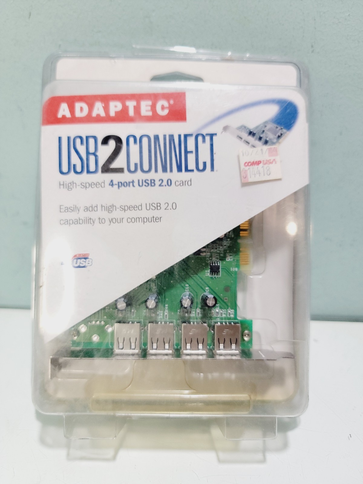 USB 2 Connect Adaptec 6 Port USB  Exspansion Card Windows  