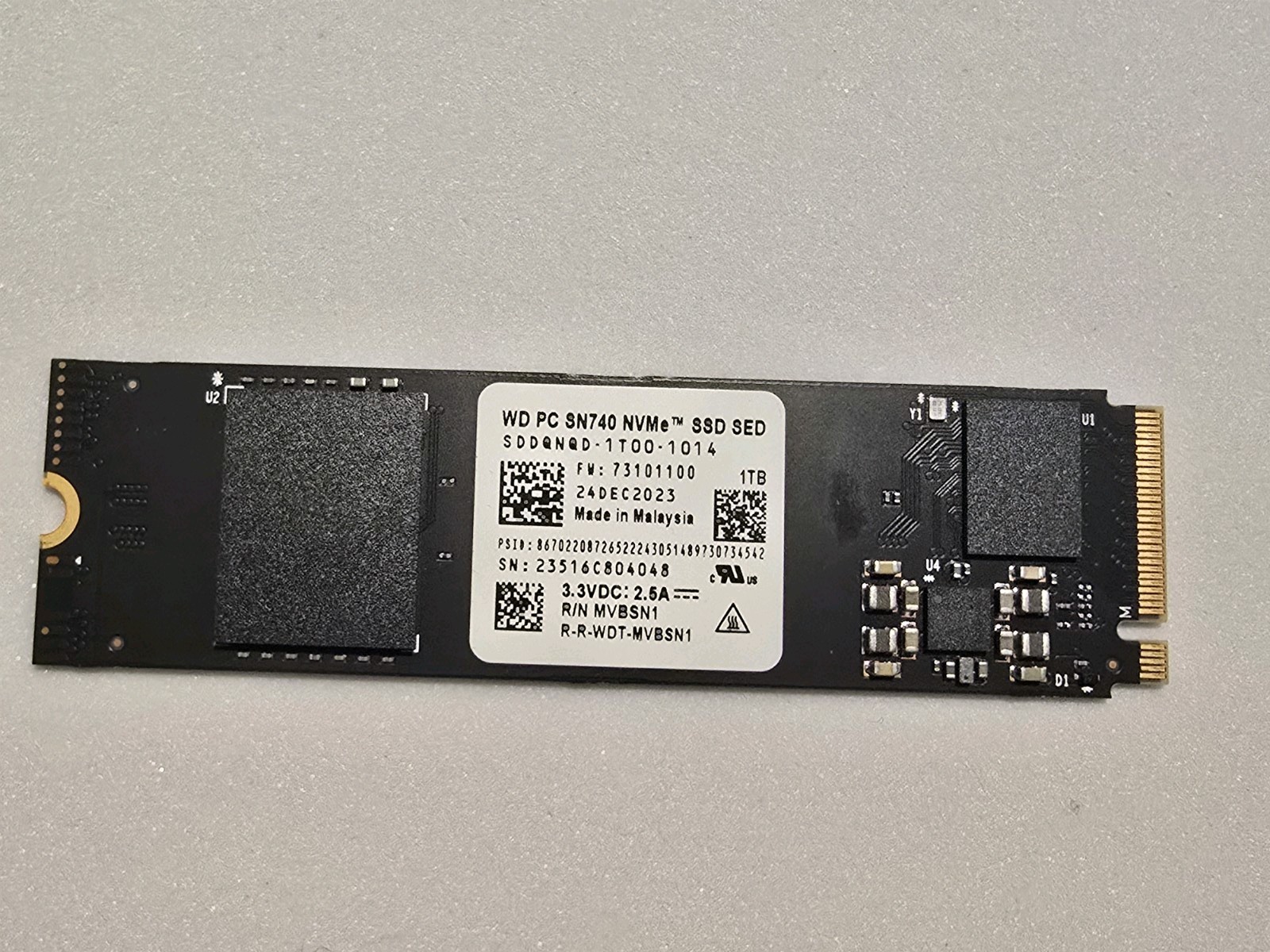 WD 1TB NVMe PCIe 4.0 M.2 2280