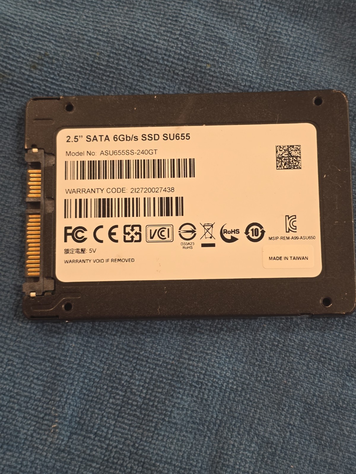 ADATA SU655 ASU655SS-240GT 240 GB SATA III 2.5 in Solid State Drive