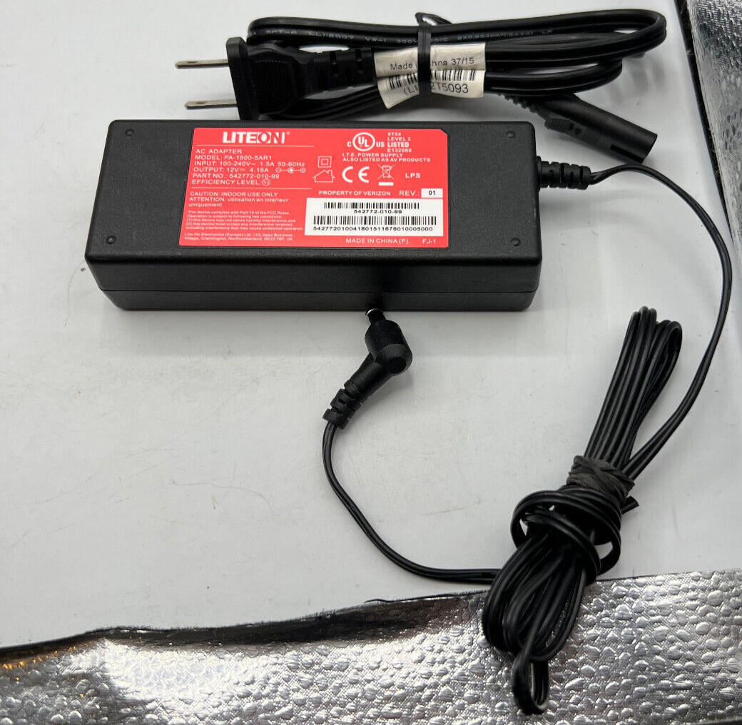 Genuine LiteOn AC Adapter PA-1500-1M06 542772-006-00 12V 4.16A
