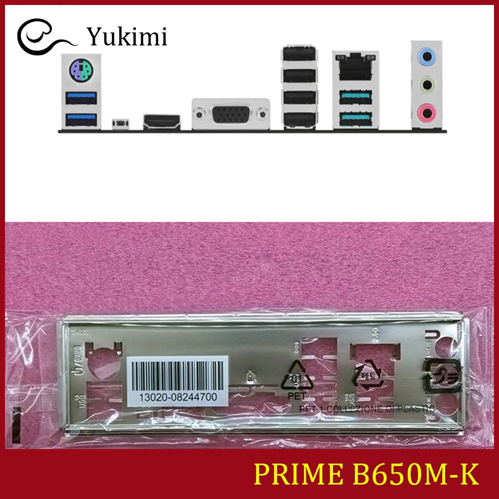 NEW FOR ASUS PRIME B650M-K Ｍotherboard I/O Shield Backplate