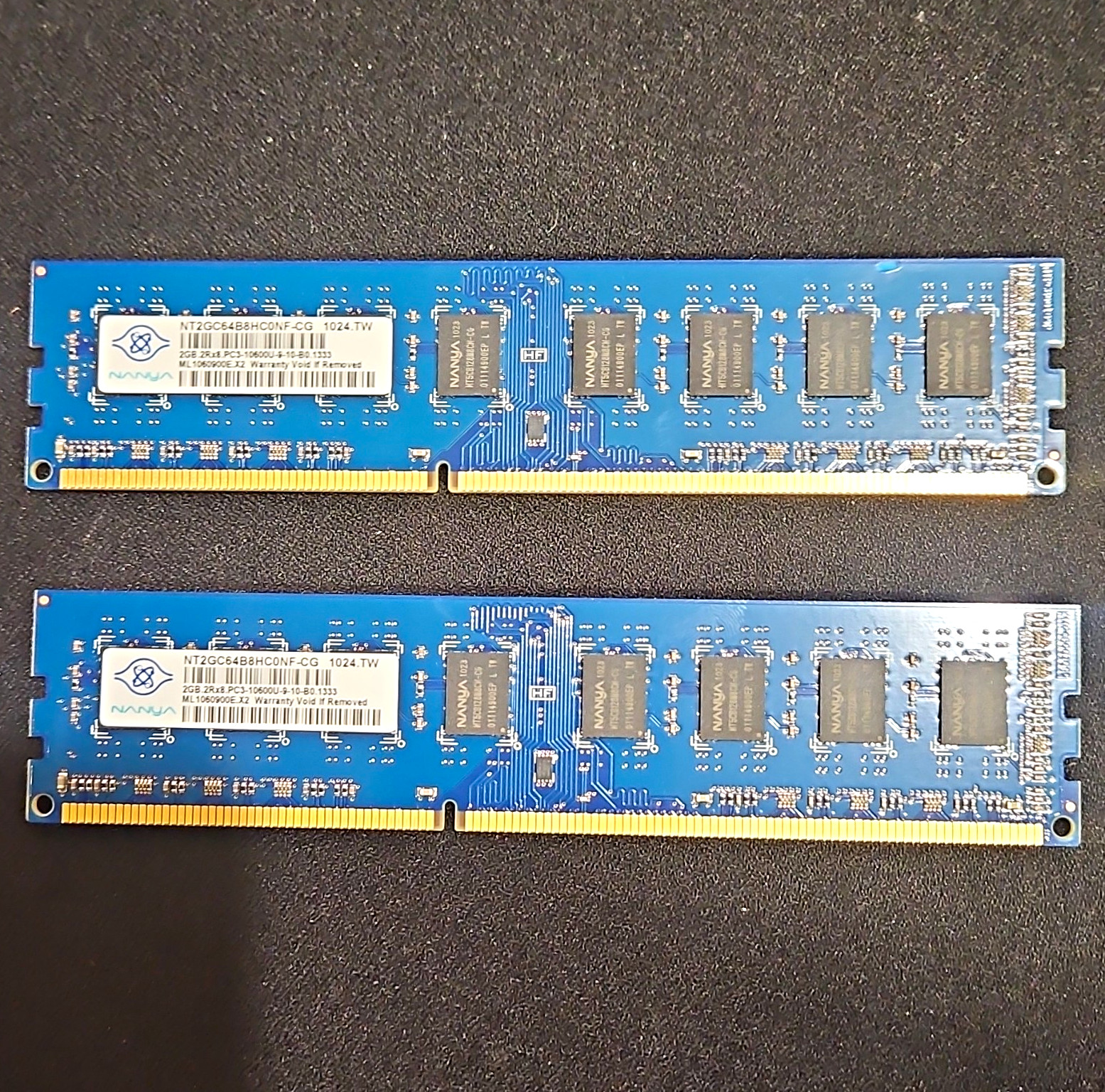 Nanya 4GB (2x2GB) DDR3-1333 PC3-10600U 240-Pin DIMM Unbuffered