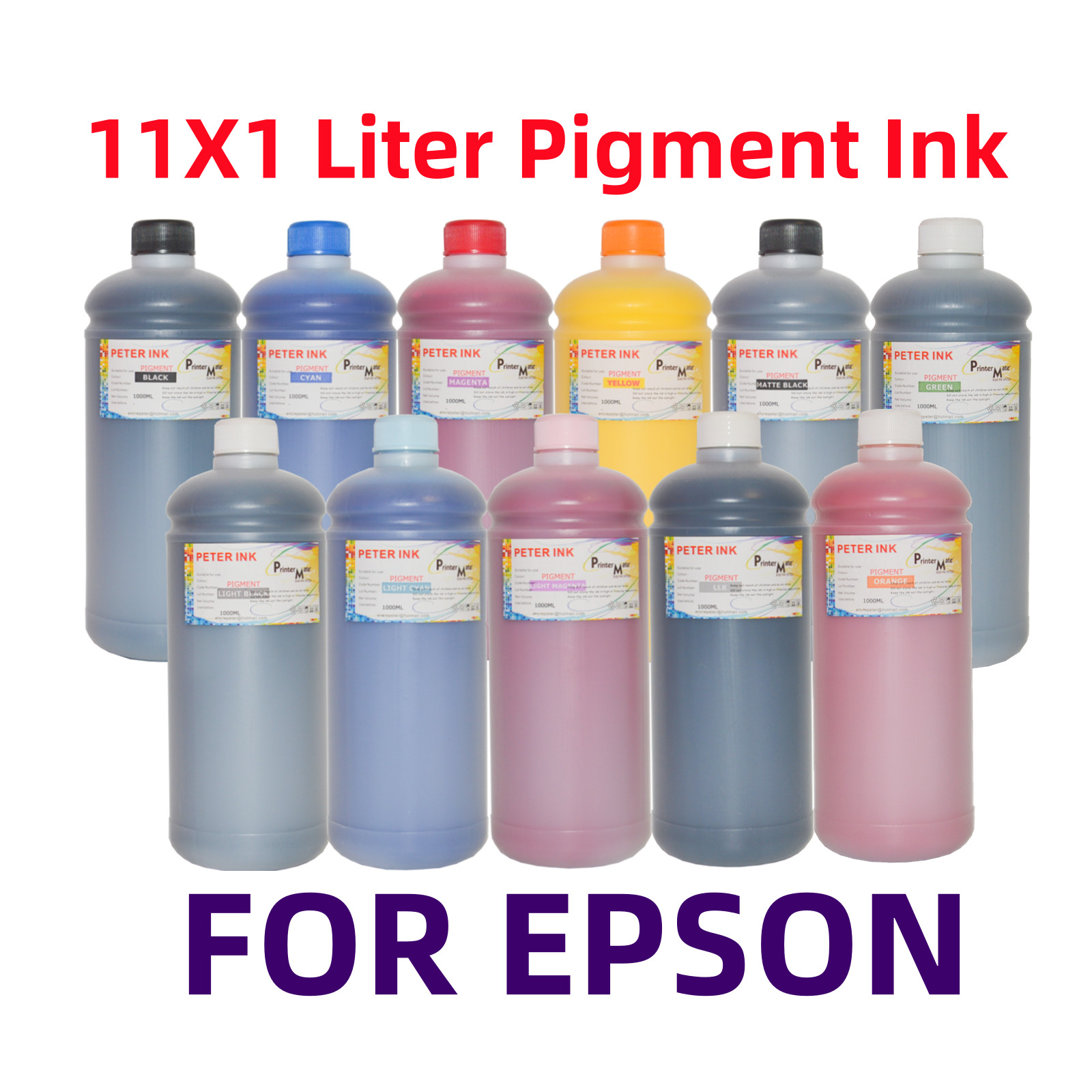 11X1Liter Premium Pigment refill ink for Sure Color SC P5000 Printer T913