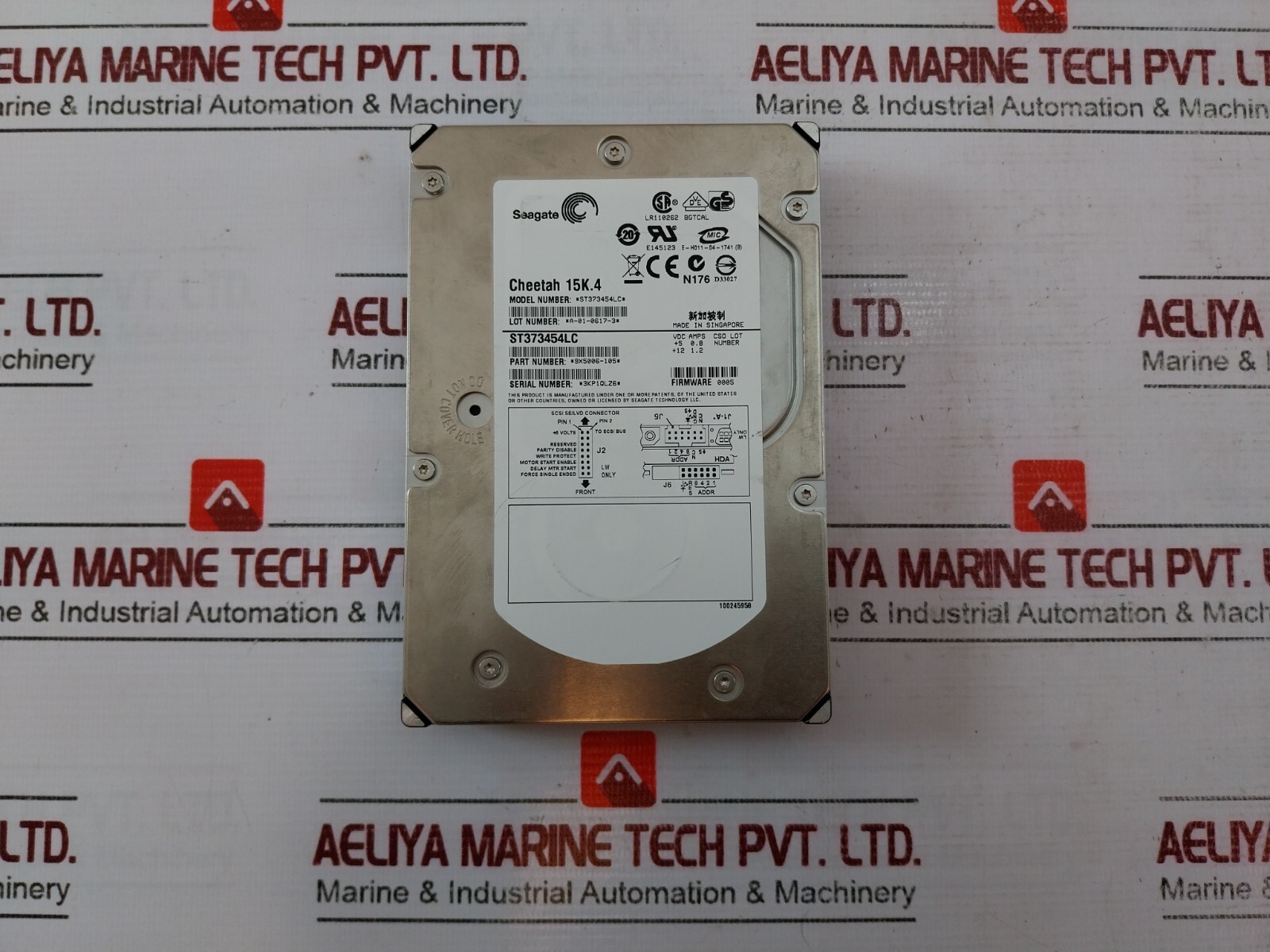 Seagate ST373454LC Cheetah 15K.4 Enterprise Disc Drive Rev A 9X5006-105