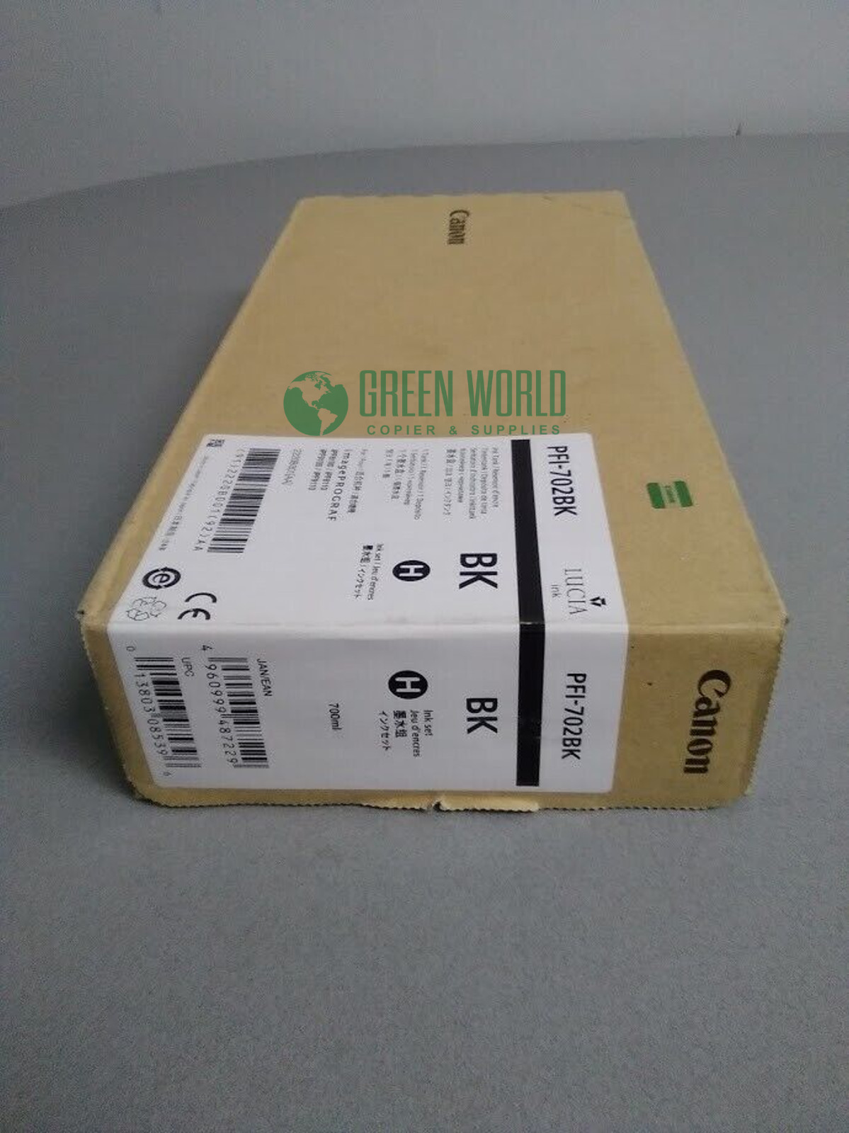 Canon PFI-702BK Black Ink Tank 2220B001AA imagePROGRAF iPF8100  iPF9100 Exp 2017