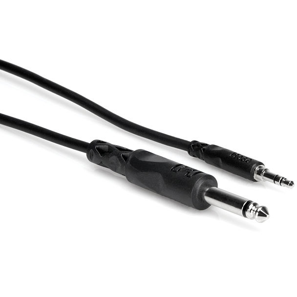 Hosa CMP-110 1/4" TS to 3.5mm TRS Mono Interconnect 10 ft.