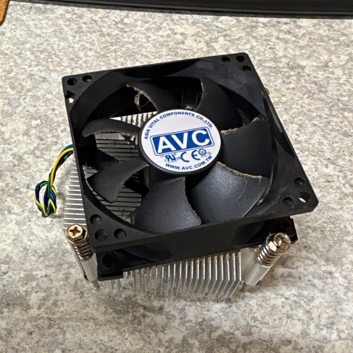 AVC 9K11T00 Socket 478 CPU Fan Heatsink 80mm 3-Pin Ball 4500RPM