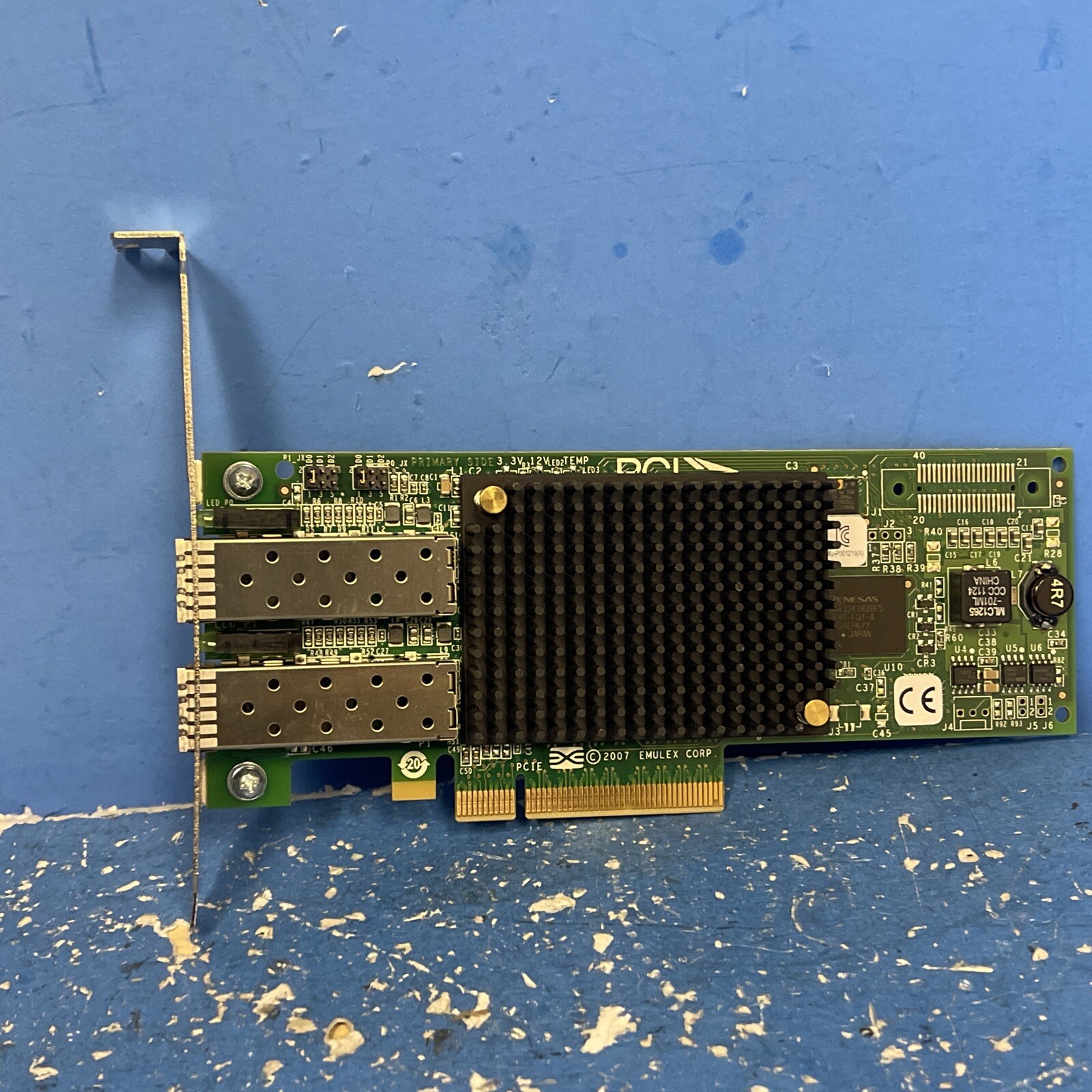 Dell 0C856M Emulex LPE12002-E Dual-Port 8Gb Fiber Channel FC PCIe