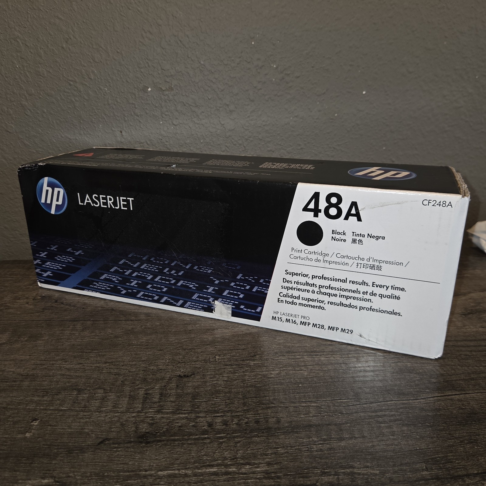 HP Genuine 48A Black Toner Cartridge CF248A BRAND NEW SEALED BOX