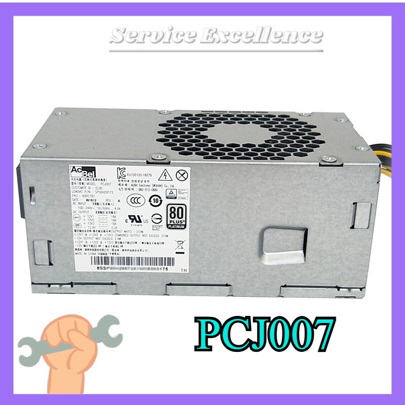 1PCS 00PC787 PCJ007 10 Pin 310W Power Supply For Lenovo M410 M415 Fast Delivery